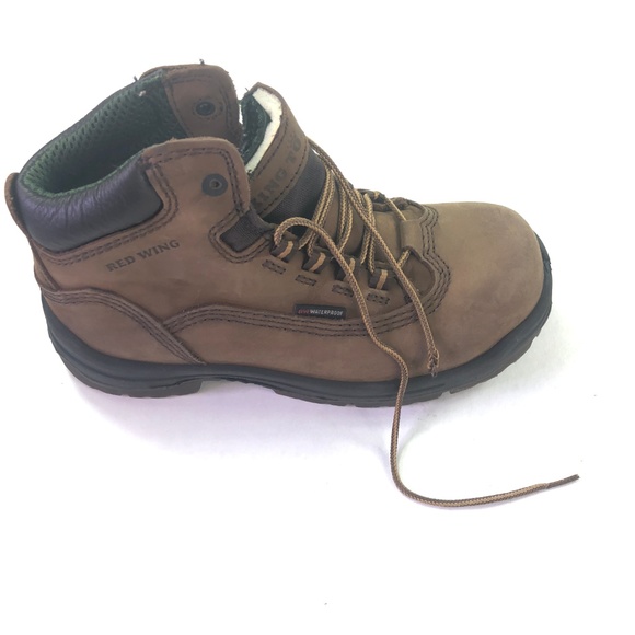 Redwing Shoes Brown Leather Ankle Boots A088 - Picture 4 of 8